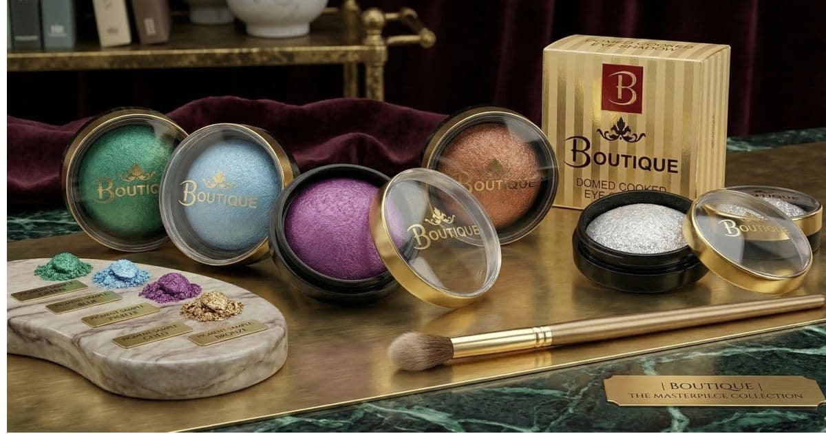 Cooked Eyeshadow Boutique collezione completa packaging dorato